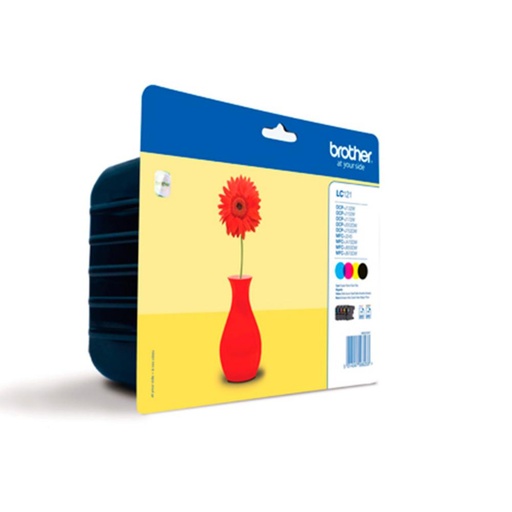 [165212] BROTHER PACK DE 4 CARTUCHOS DE TINTA NEGRO, CIAN, MAGENTA Y AMARILLO DCP-J552DW MFC-J470DW