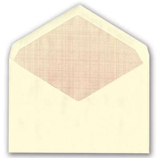 [001324] SOBRE COMERCIAL  CAÑA ENGOMADO 120 X 176 MM 70 G SOLAPA PICO – CAJA 500 UD