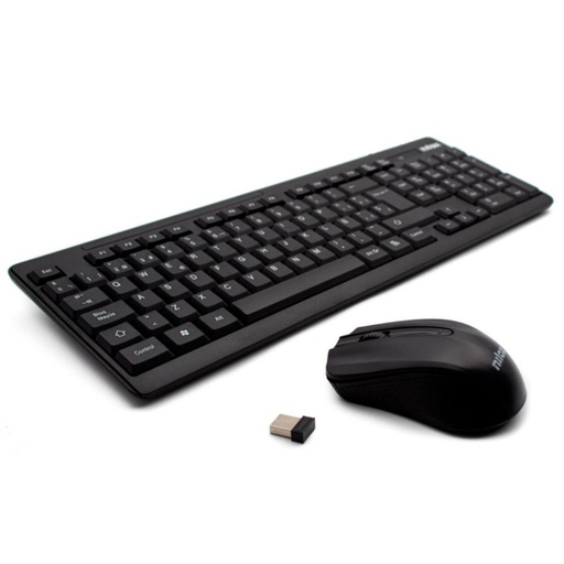 [220911] TECLADO + RATÓN INALÁMBRICO NXKMWE0001 NEGRO NILOX