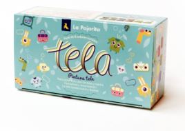 [825098] PINTURA PARA TELA LA PAJARITA KIDS 25ML – CAJA 6 COLORES SURTIDOS + PINCEL