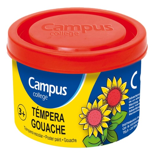 [630378] TEMPERA CAMPUS 40ML ROJO