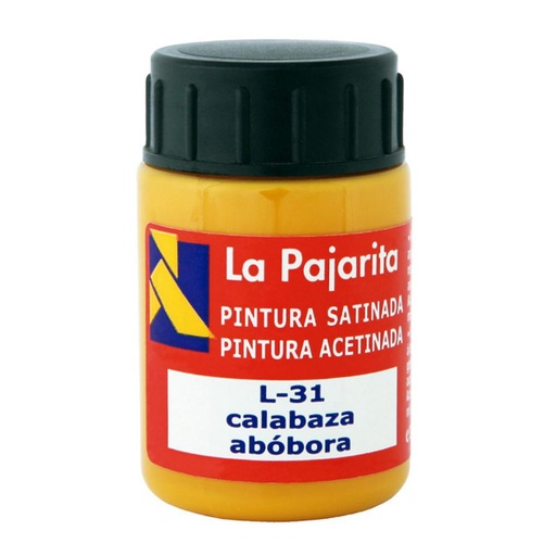 [649850] PINTURA SATINADA CALABAZA 35ML L-31 LA PAJARITA