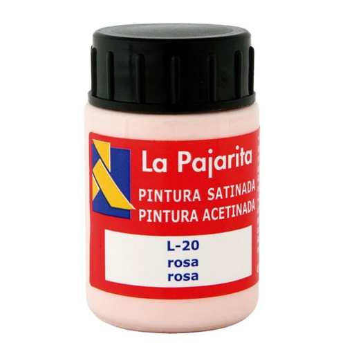 [649854] PINTURA SATINADA ROSA 35ML L-20 LA PAJARITA