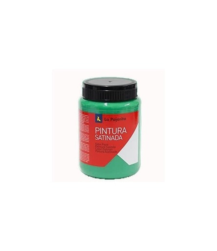 [825292] PINTURA SATINADA VERDE VIVO 375ML L-17 LA PAJARITA