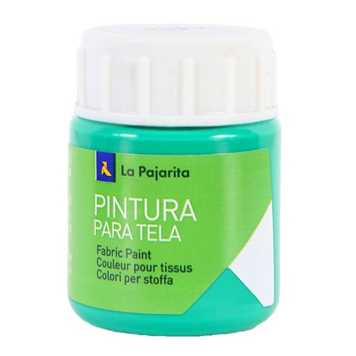 [630881] PINTURA PARA TELA T-09 ESMERALDA 25ML LA PAJARITA