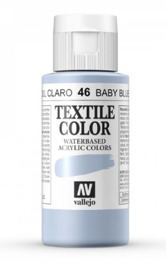 [825725] PINTURA TEXTIL VALLEJO Nº 43 AZUL CLARO – 60 ML
