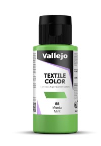 [825726] PINTURA TEXTIL VALLEJO Nº 55 VERDE MENTA – 60 ML