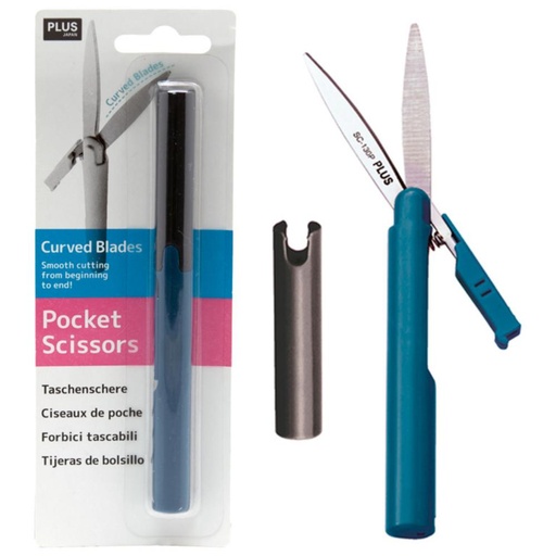 [040709] TIJERA PLUS JAPAN BOLSILLO AZU