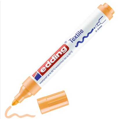 [825833] ROTULADOR EDDING 4500 NARANJA PARA TELA