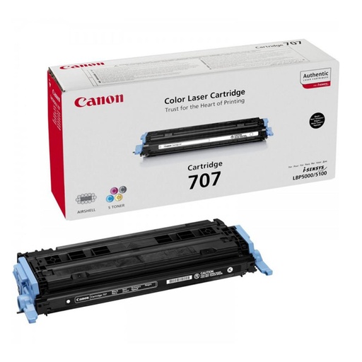 [165268] TONER CANON 707 CRG707BK NEGRO