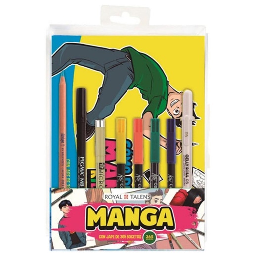 [600500] SET DIBUJO MANGA TALENS