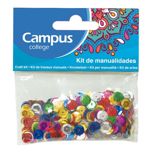 [630611] SET MANUALIDADES CAMPUS LENTEJUELAS
