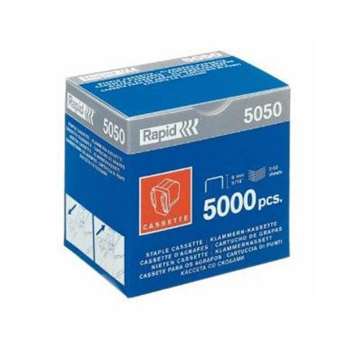 [068984] CASETE DE GRAPAS RAPID 5050E 5.000 UDS