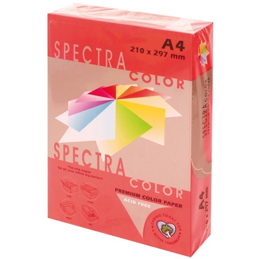 [001017] PAPEL A4 80 g – 500 HOJAS – COLOR ROJO