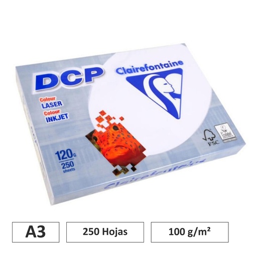 [002279] PAPEL CLAIREFONTAINE DIN A3 120G 250 HOJAS