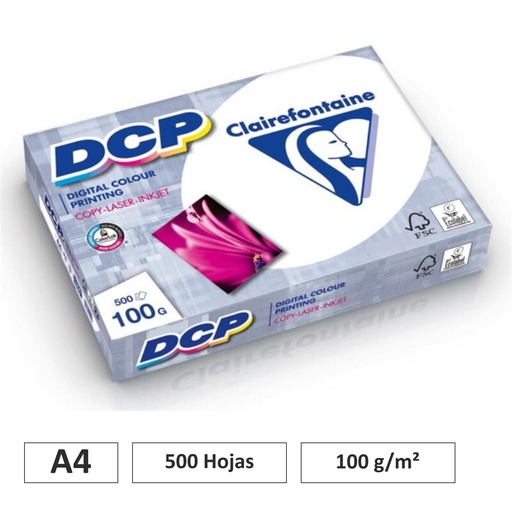 [002269] PAPEL CLAIREFONTAINE DIN A4 100G 500 HOJAS