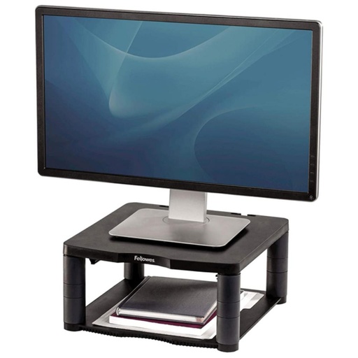 [220801] SOPORTE PARA MONITOR FELLOWES PREMIUM AJUSTABLE 5 ALTURAS GRIS
