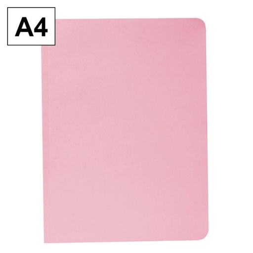 [180721] SUBCARPETAS A4 DE CARTULINA CON AGUJEROS PARA FASTENER –ROSA  200 G/M² RAYLU