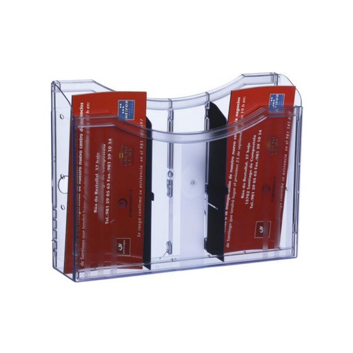 [068863] PORTAFOLLETOS MURAL ARCHIVO 2000 ARCHIPLAY A4 HORIZONTAL CON 1 COMPARTIMENTO Y SEPARADORES 325X215 MM