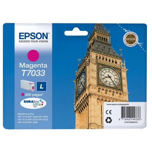 [166292] CARTUCHO EPSON T7033 MAGENTA *