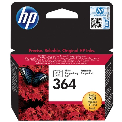 [167554] CARTUCHO HP 364 CB317EE NEGRO FOTO