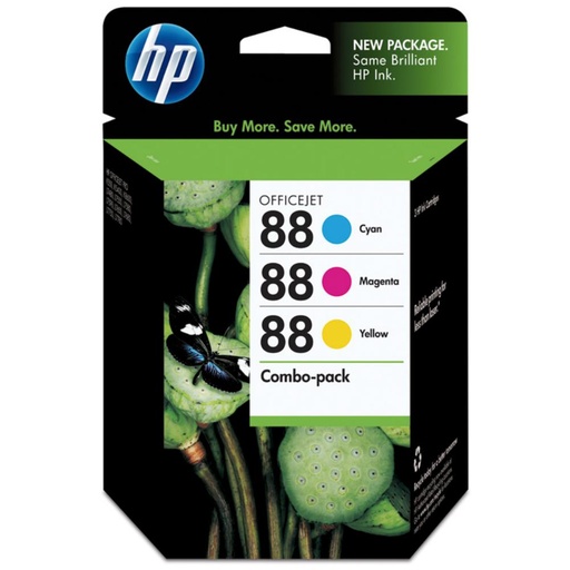 [166337] CARTUCHO HP 88 CC606FN PACK3UDS COLOR