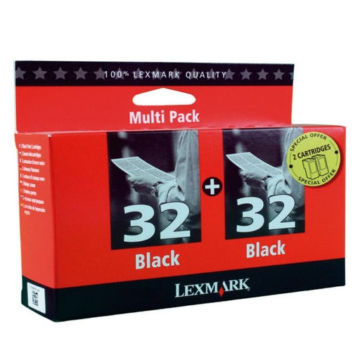 [167417] CARTUCHO LEXMARK 32/2 80D2956 NEGRO *