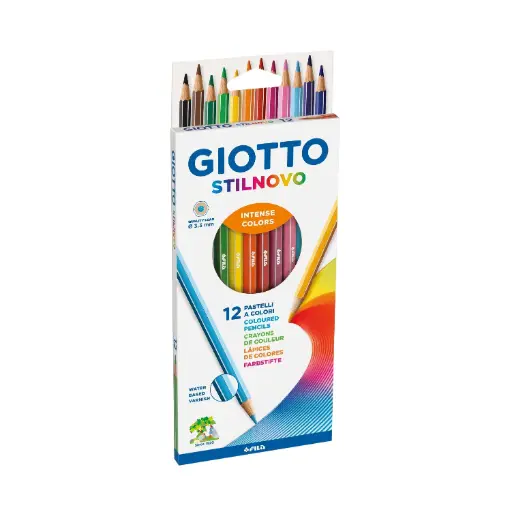 [700056] LÁPICES DE COLORES GIOTTO STILNOVO 12 COLORES