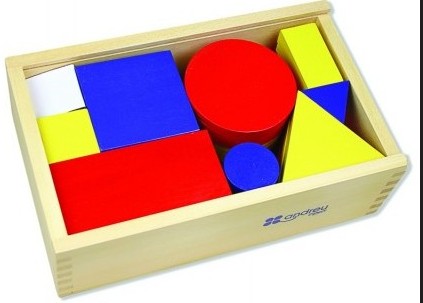 [825506] LOGIC BLOCKS – CONJUNTO DE BLOQUES GEOMÉTRICOS LÓGICOS (48 PIEZAS EN MADERA)