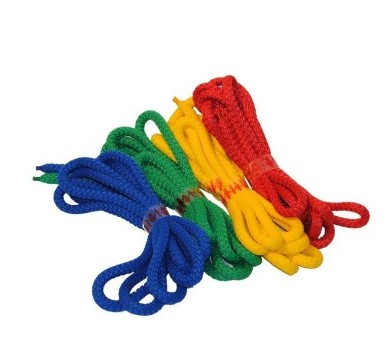[825733] CUERDA DE PSICOMOTRICIDAD 3 M – SET 4 UDS, COLORES VIVOS