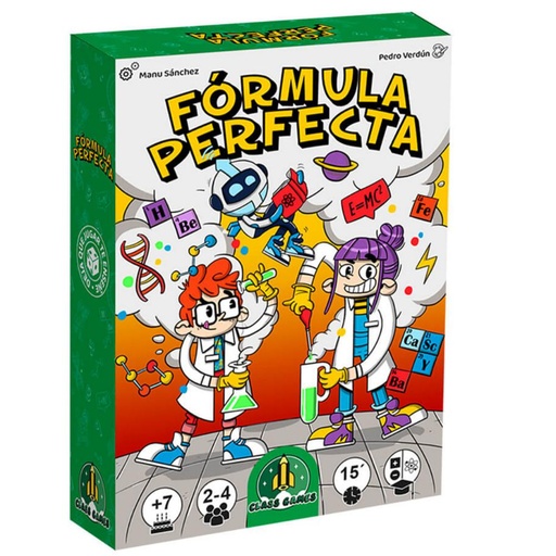 [670523] FALOMIR FÓRMULA PERFECTA – JUEGO DE CARTAS EDUCATIVO DE CÁLCULO MENTAL Y QUÍMICA DIVERTIDA – 2 A 4 JUGADORES – CLASS GAMES REF. FAL-32572