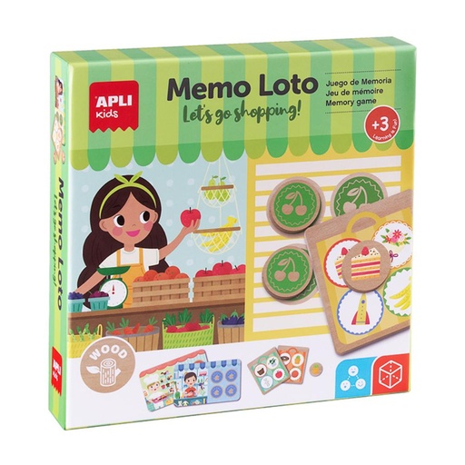 [710288] JUEGO APLI DE MEMORIA MEMO LOTO – DE MADERA – JUEGO EDUCATIVO INFANTIL +3 AÑOS – 8410782189039