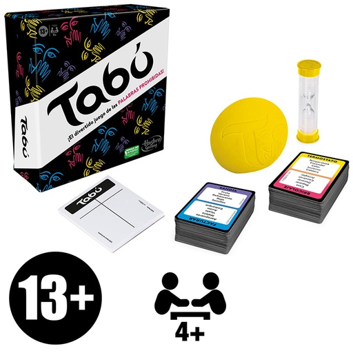 [863216] JUEGO HASBRO TABOO REFRESH JUEGO DE MESA CLÁSICO DE PALABRAS PROHIBIDAS – NUEVA VERSIÓN CON CARTAS ACTUALIZADAS