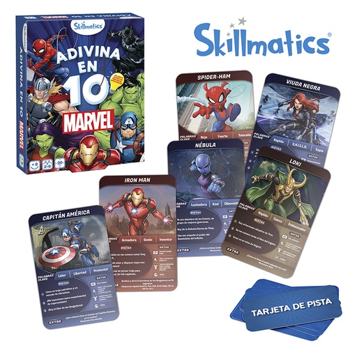 [710522] JUEGO DE CARTAAS LUDILO ADIVINA EN 10 MARVEL