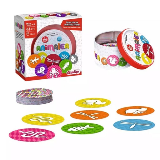 [710432] JUEGO LUDILO DE CARTAS ANIMALEA