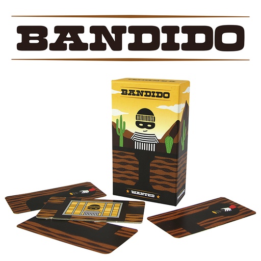 [710532] JUEGO LUDILO BANDIDO – JUEGO DE CARTAS COOPERATIVO PARA NIÑOS Y ADULTOS (1-4 JUGADORES)