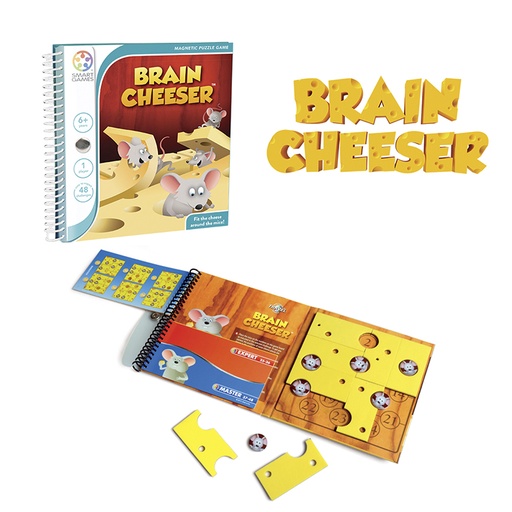 [710543] JUEGO LUDILO BRAIN CHEESER – JUEGO DE LÓGICA CON RATONES Y QUESO (+6 AÑOS, 1 JUGADOR)