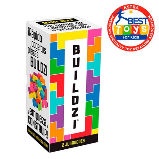 [710423] JUEGO LUDILO BUILDZI – JUEGO DE MESA EDUCATIVO DE CONSTRUCCIÓN Y VELOCIDAD (+6 AÑOS, 7 MODOS DE JUEGO)