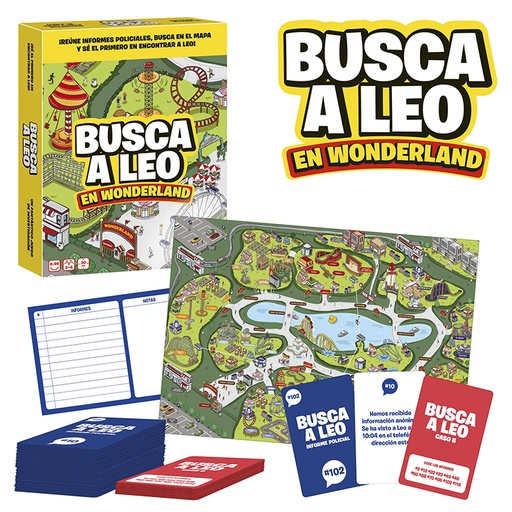 [710535] JUEGO DE MESA LUDILO BUSCA A LEO EN WONDERLAND 
