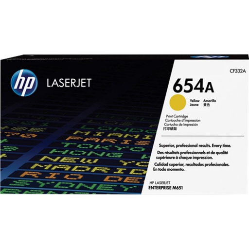 [165847] HP LASERJET 654A TONER AMARILLO