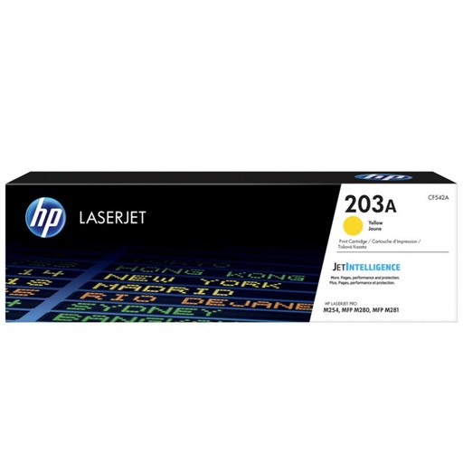 [165677] HP LASERJET M254,M280,M281 TONER AMARILLO 203A