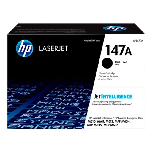 [165196] HP LASERJET M611,M612 TONER NEGRO 147A