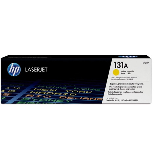[166320] HP LASERJET PRO 200 M276 TONER AMARILLO Nº131A 1.800 PAGINAS