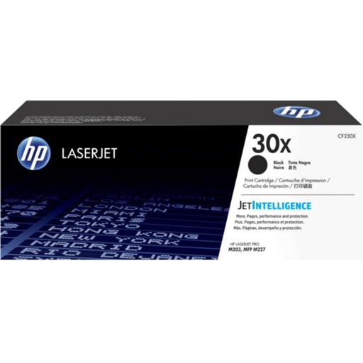 [165818] HP LASERJET PRO M203DN/DW,MFP M227FDW/SDN TONER NEGRO ALTA Nº30X