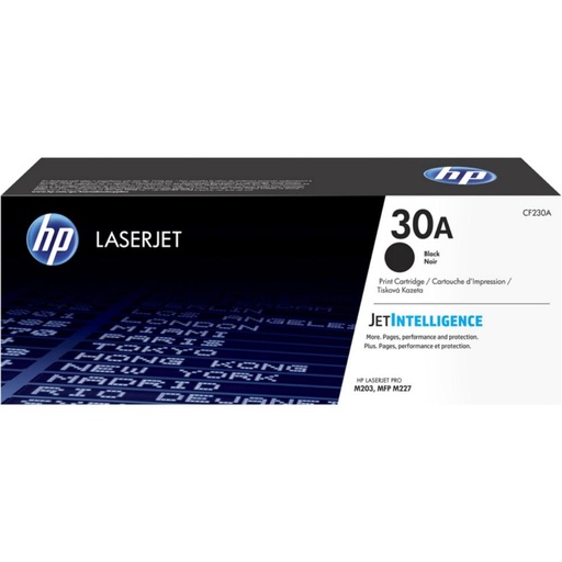 [165817] HP LASERJET PRO M203DN/DW,MFP M227FDW/SDN TONER NEGRO Nº30A