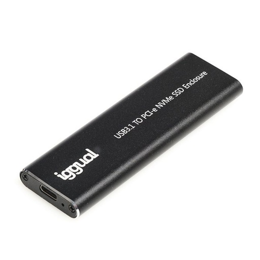 [800100] IGGUAL CAJA EXTERNA USB-C 3.1 SSD M.2 NVMe Y SATA