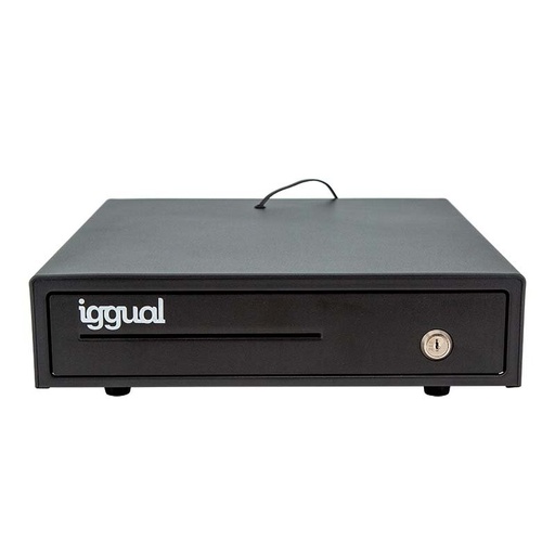 [120779] CAJÓN PORTAMONEDAS IGGUAL IRON-15 37CM 4+8 NEGRO