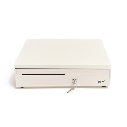 [800209] IGGUAL CAJÓN PORTAMONEDAS IRON-30W 42CM 5+5 BLANCO