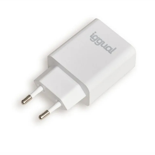[800157] IGGUAL CARGADOR RÁPIDO USB PD TIPO C 20W