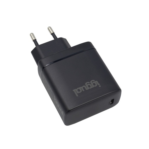 [800160] IGGUAL CARGADOR RÁPIDO USB PD TIPO C 45W GAN